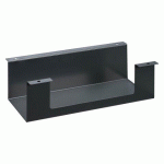 GOULOTTE PASSE-CÂBLES HORIZONTALE UNIVERSELLE L 30 CM X P 12 X H 9 CM - FINITION ANTHRACITE