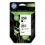 HP COMBO PACK 350/351 JET D'ENCRE NOIR ET COULEUR SD412EE