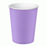 LOT DE 20 - 15 GOBELETS EN CARTON, 20 CL - LILAS