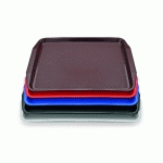PLATEAU PP AVEC POIGNÉES - 44,3 X 31,5 CM, MARRON