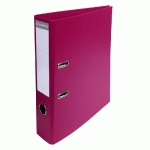 CLASSEUR À LEVIER PVC A4 DOS DE 70MM. - FUCHSIA - LOT DE 10