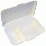 COQUILLE PULPE 2 COMPARTIMENTS 24X15,5 CM X 450 FIRPLAST