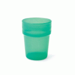 LOT DE 24 - GOBELET EN POLYPROPYLÈNE OPAQUE 16 CL MENTHE