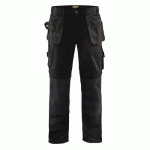 PANTALON DE TRAVAIL ARTISAN BAS AMOVIBLES NOIR TAILLE 56C - BLAKLADER