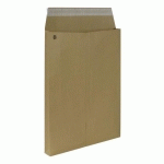 BRUNEAU - POCHETTE À SOUFFLET 3 CM KRAFT BRUN 260 X 330 MM 120 G SANS FENÊTRE - BOÎTE DE 50