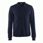 POLO MANCHES LONGUES MARINE TAILLE XXXL - BLAKLADER