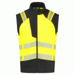 PORTWEST FR719 GILET SOFTSHELL FR MODAFLAME HV PW3 JAUNE/NOIR - TAILLE XXXL