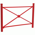 BARRIÈRE PROVINCE ROSACE 1.57 M CITY - ZINC ROUGE 3020 - PROCITY
