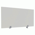 ÉCRAN DE SÉPARATION B-ZEN BOIS ANTIBACTÉRIEN L 120 X H 60 CM - GRIS - AVEC FIXATIONS POUR BUREAU INDIVIDUEL