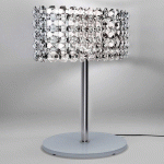 MARCHETTI LAMPE À POSER EN CRISTAL BACCARAT