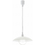 EGLO - SUSPENSION ALVEZ Ø 42CM DIMMABLE EN BLANC, CLAIR