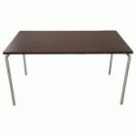 TABLE RECONDITIONNÉE POLYVALENTE - 4 PIEDS CHROMÉS - 140 CM
