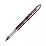 UNIBALL STYLO ROLLER POINTE MÉTAL FINE ENCRE LIQUIDE BLEUE-NOIRE UNI BALL VISION ELITE UB200