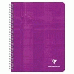 CAHIER SPIRALE CLAIREFONTAINE METRIC 17 X 22 CM GRANDS CARREAUX 180 PAGES