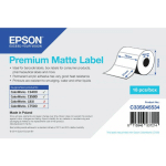 EPSON PREMIUM MATTE LABEL - DIE-CUT ROLL: 76MM X 51MM - 650 LABELS - BLANC - JET D'ENCRE - ACRYLIQUE - PERMANENT - MAT - - EPSON TM-C3400BK - EPSON