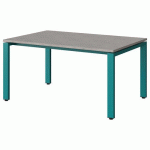 TABLE MALIBU 120X80 T3 SOUDÉ STR ABS BÉTON F186/BLEU 5018