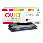 TONER REMANUFACTURÉ OWA - STANDARD - NOIR - POUR BROTHER TN-326BK - TONER COMPATIBLE