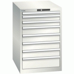 ARMOIRE BLANC GRIS 564X725X850 AVEC 8 TIR. 75KG _ 14.403.180 - LISTA