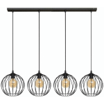 HELAM LIGHTING - HELAM MERCURE PLAFONNIER BARRE DROITE NOIR 114CM