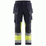 PANTALON DE TRAVAIL MULTINORMES INHÉRENT STRETCH FLUORESCENT TAILLE 46C - BLAKLADER