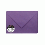 PAQUET DE 20 ENVELOPPES POLLEN 162X229MM 120G/M² - VIOLINE - LOT DE 3