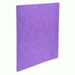 CLASSEUR 2 ANNEAUX 15MM CARTE LUSTRÉE - A4 - VIOLET - LOT DE 10