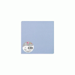 LOT DE 2 - PAQUET DE 25 CARTES SIMPLES POLLEN 160X160MM 210G/M2 - BLEU LAVANDE