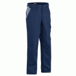 PANTALON DE TRAVAIL INDUSTRIE MARINE/GRIS TAILLE 48L - BLAKLADER