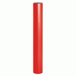 BORNE ANTI-BÉLIER Ø 16 CM COUVERCLE INOX ZINC ROUGE 3020 - PROCITY