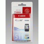 CARTOUCHE CANON CL-511 3 COULEURS POUR IMPRIMANTE JET D