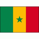DRAPEAU SÉNÉGAL : DIMENSIONS - 150 X 225 CM