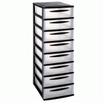 MINI TOUR DE RANGEMENT EN PLASTIQUE