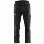 PANTALON DE TRAVAIL SERVICES STRETCH NOIR/GRIS FONCÉ TAILLE 46C - BLAKLADER