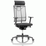 SIÈGE DE BUREAU SAIL SWIVEL NOIR AVEC ACCOUDOIR- NOWYSTYL - NOWY STYL