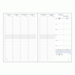 AGENDA EXACOMPTA CONSULTATION BROCHÉ CLASSIQUE SEMAINIER - ANNÉE 2027 - 21 X 29,7 CM