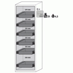 ARMOIRE SÉCURITÉ S-PHOENIX-90 S90.196.060.FDAS BLANC - ASECOS