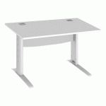 BUREAU DROIT EXCELLENS L 120 CM BLANC PIÉTEMENT 
