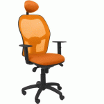 CHAISE JORQUERA AVEC APPUI-TÊTE ORANGE/ORANGE - PIQUERAS Y CRESPO