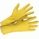 GANTS DE MÉNAGE MAPA MEDIO 210 JAUNES TAILLE 6, LOT DE 10 PAIRES