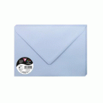 LOT DE 2 - PAQUET DE 20 ENVELOPPES POLLEN 162X229MM 120G/M² - BLEU LAVANDE