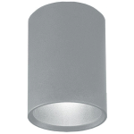 ROND PLAFONNIER, 1X GU10, MAX 33W, MÉTAL, GRIS, D.6CM X H10CM 6 GRIS - GRIS - LUMICOM