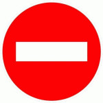 PANNEAU DE SIGNALISATION TEMPORAIRE B1 CL1 SENS INTERDIT - KELIAS