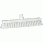 BALAI 410 MM SOUPLE/DUR BLANC - VIKAN