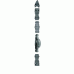 CRÉMONE CLASSIQUE POUR PORTE COCHÈRE DIAMÈTRE 22 RY220 FINITION APPRÊT BOUTON STANDARD - JARDINIER MASSARD - J042400
