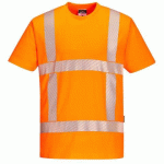 LOT DE 2 - PORTWEST R413 T-SHIRT RWS ORANGE - TAILLE L