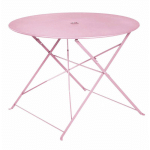 BELLAGIO - TABLE DE JARDIN PLIANTE - 4 PLACES - ROSE - ROSE