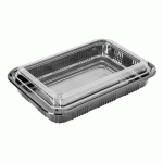 SET BARQUETTE + COUVERCLE 20.2X13.5X5 CM PS NOIR (VENDU PAR 400)