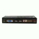 STARTECH.COM KIT COMMUTATEUR NOIR KVM USB 4 PORTS AVEC AUDIO ET CÂBLES