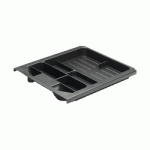 TIRETTES-PLUMIER - BAC À USTENSILES - POUR CAISSON DE BUREAU - H 40 MM HETTICH