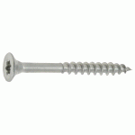 VIS À BOIS AGGLOMÉRÉS TÊTE FRAISÉE TORX INOX A2 6X70/42 BOÎTE DE 50 - ULTIMA - 12660070